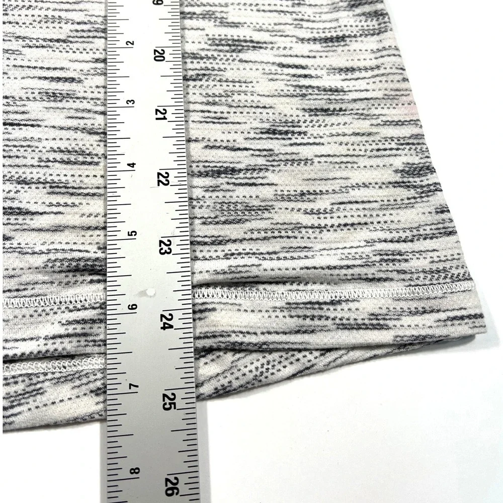 Lululemon Small Tank Top Space Dye White Black Braided Racerback Yoga Gym EUC